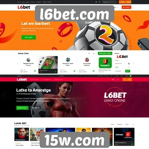 A evolução do design do site l6bet.com